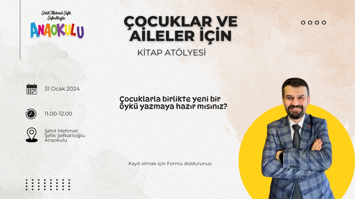 Çocuklar ve Aileler İçin Kitap Atölyesi